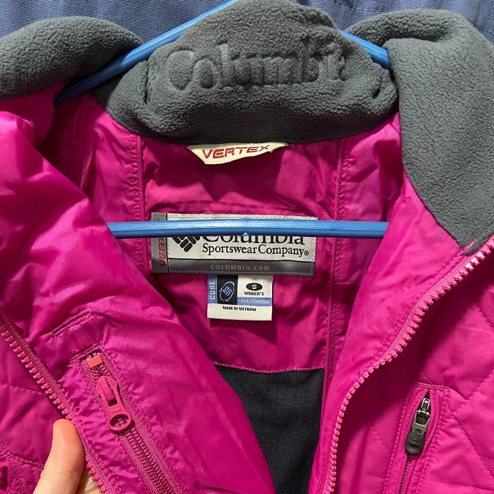 Pink Columbia Vertex Jacket - Womens Small